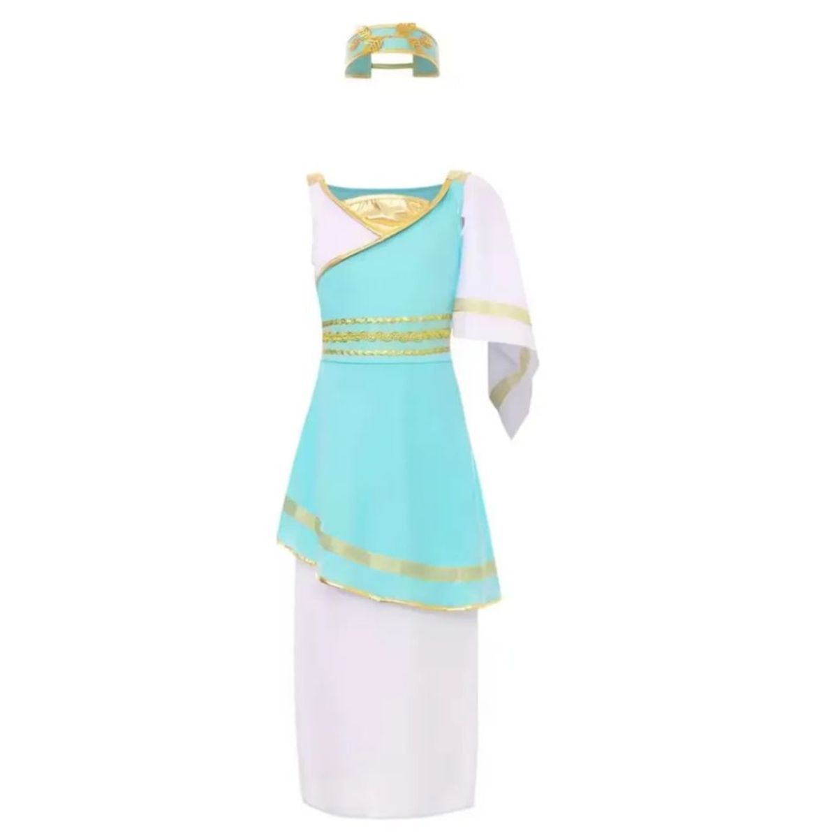 GENERICO - Disfraz princesa griega o Romana para niña talla 6-8