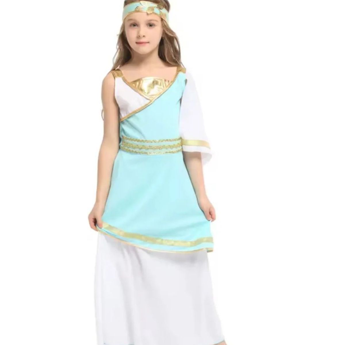 GENERICO - Disfraz princesa griega o Romana para niña talla 6-8