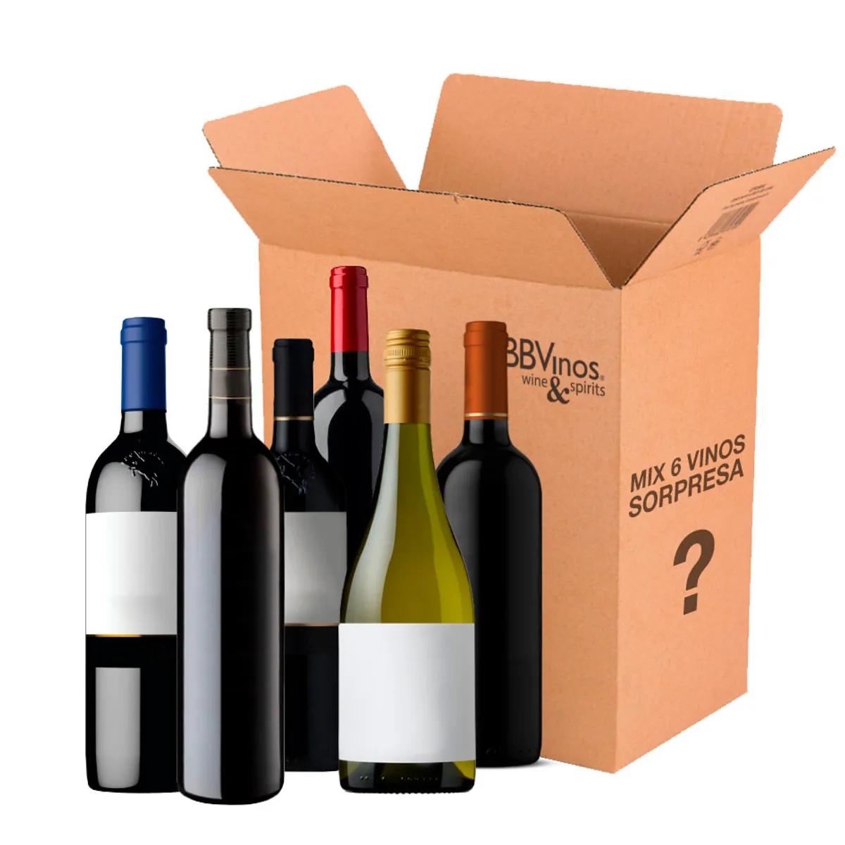 BBVINOS - 6 Vinos Mix Sorpresa Reserva