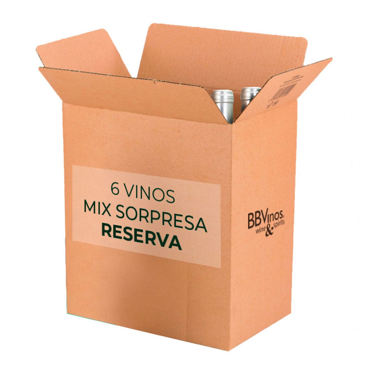 BBVINOS - 6 Vinos Mix Sorpresa Reserva