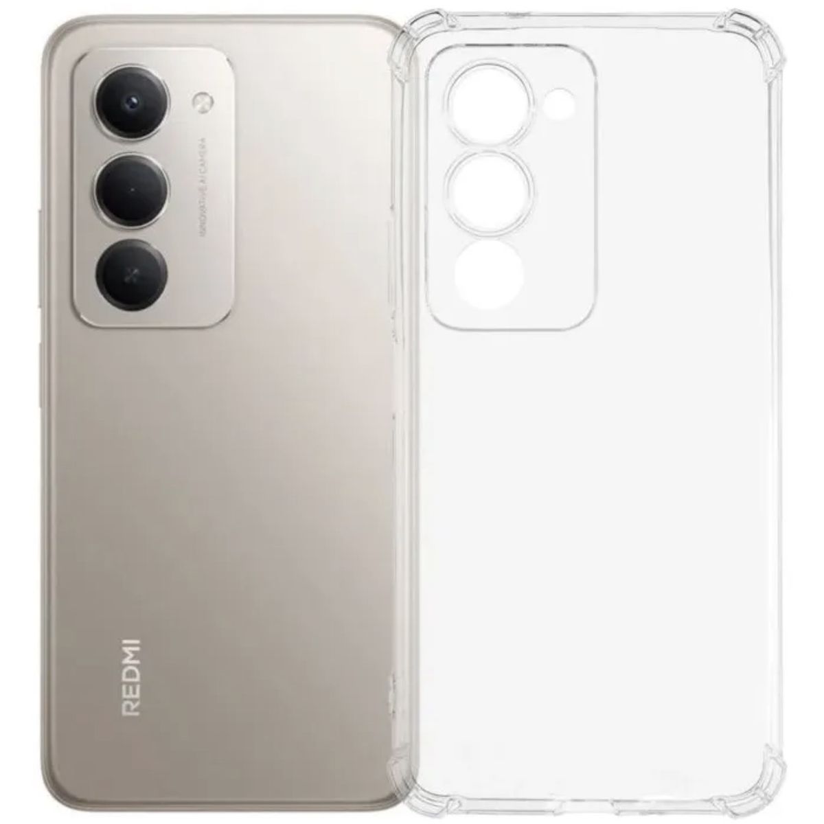 GENERICO - Carcasa Transparente Reforzada Para Xiaomi Redmi 15 4G