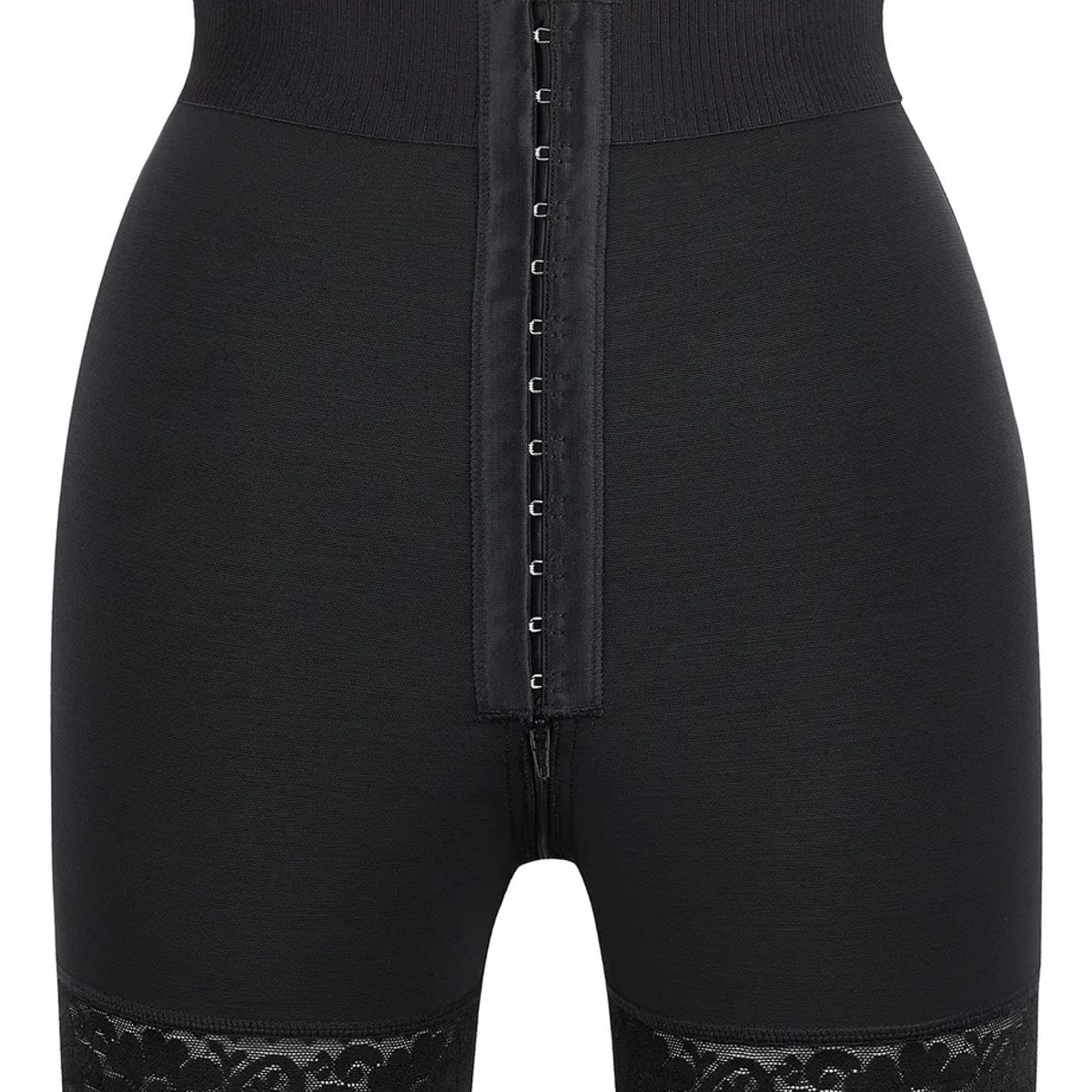 GARSIL - Faja Short Con Encaje Y Broches - Reductor Y Control Abdomen Para Mujer