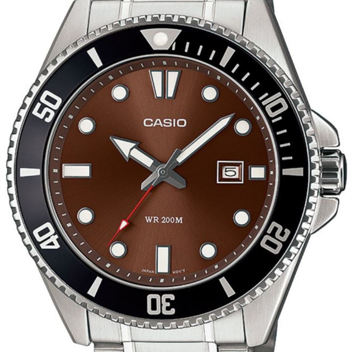 CASIO - RELOJ CASIO MDV107D-5A HOMBRE ANALOGO BUCEO WR200M