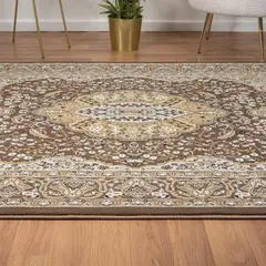 GENERICO - Alfombra Clásica Origen Turca Tipo Persa 160 x 230 Beige 2