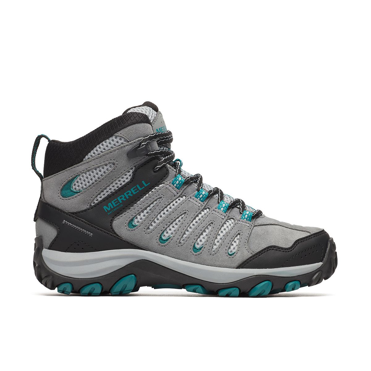 MERRELL - Botin Mujer Crosslander 3 Mid Waterproof Gris MERRELL