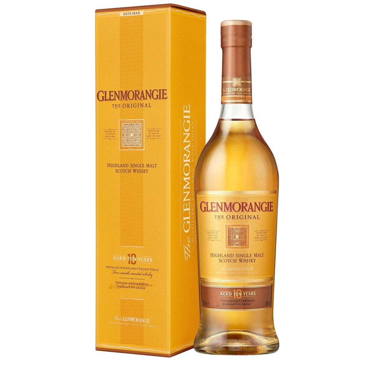 GLENMORANGIE - Whisky Glenmorangie Original 10 Años, Single Malt