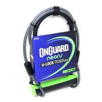 Candado Bicicleta U-lock Neon Con Cable