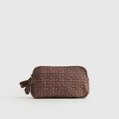 LOUNGE - Estuche Mujer Canvas Print Café