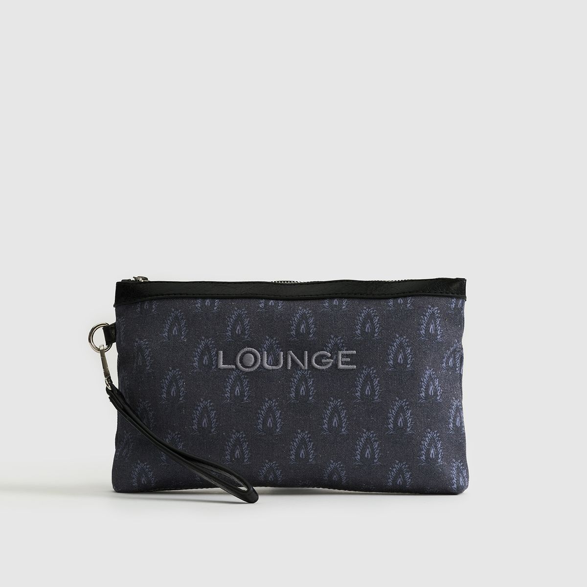 LOUNGE - Estuche Mujer Strap Bordado Azul