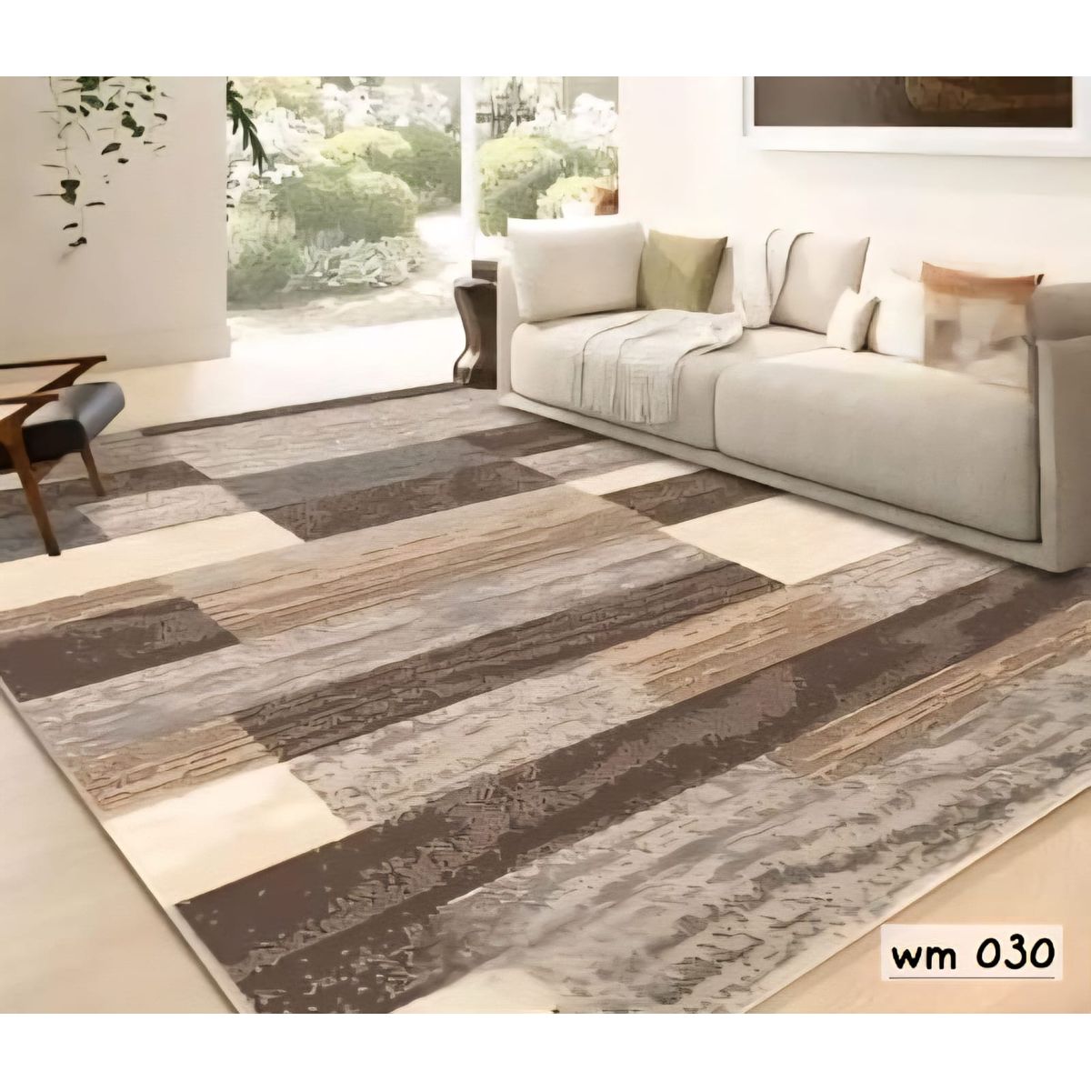 ALFOMBRA PARA LIVING ANTIDESLIZANTE CON DISEÑOS TRIDIMENCIONALES, marca GENERICO - Foto Principal