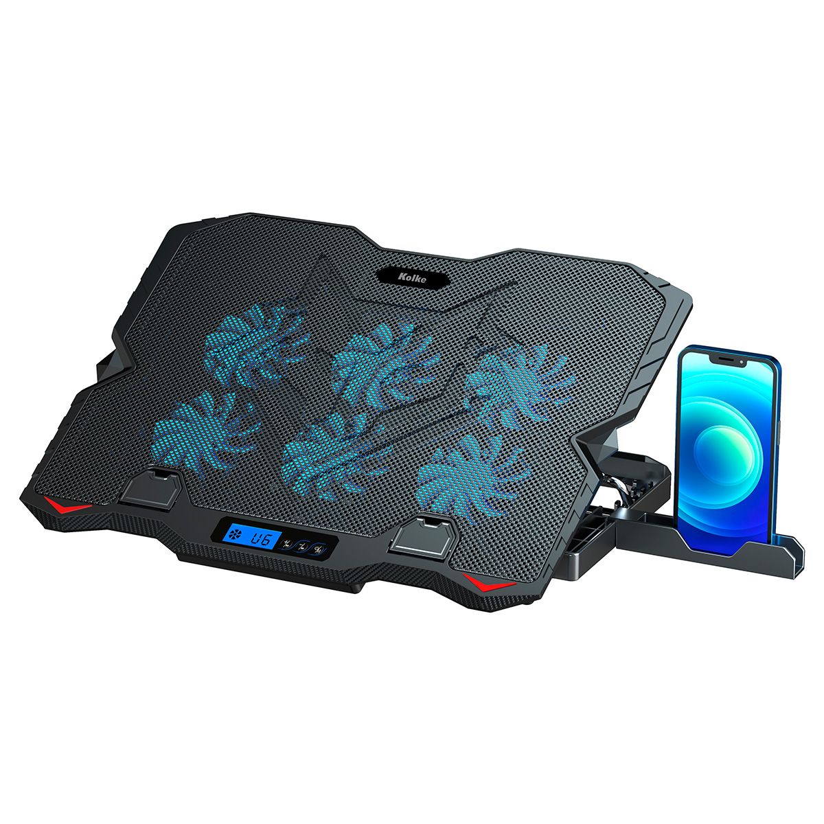KOLKE - Base Cooler para Notebook Kolke 156 Control 6 Ventiladores