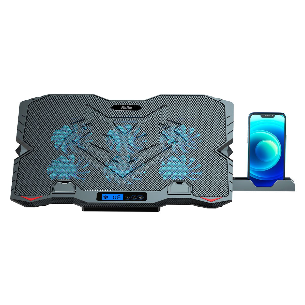 KOLKE - Base Cooler para Notebook Kolke 156 Control 6 Ventiladores