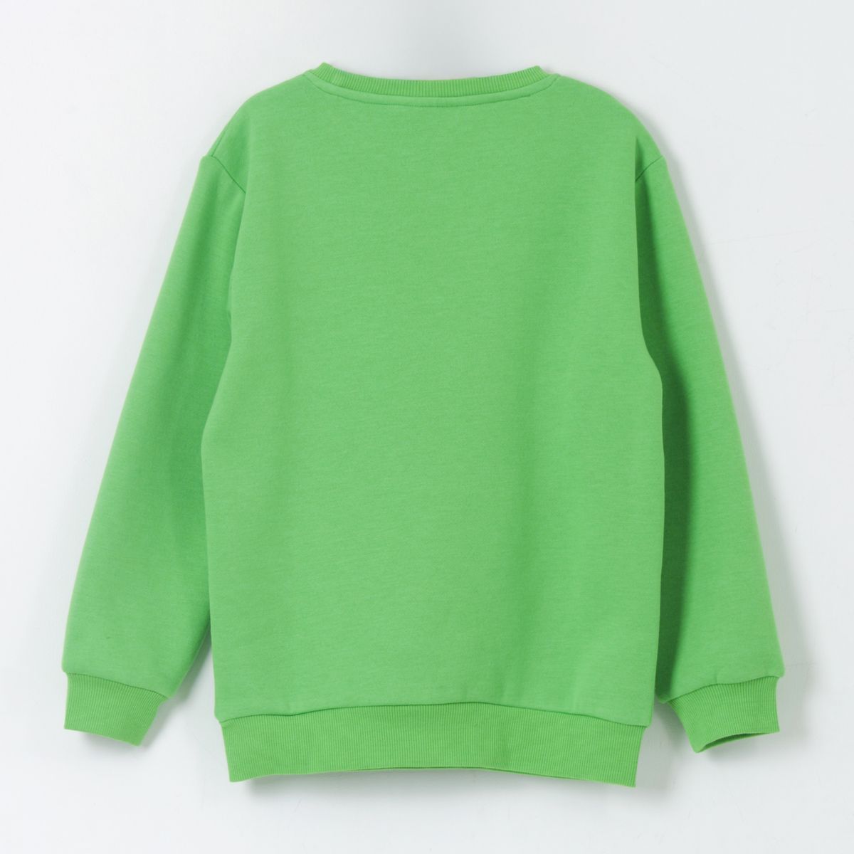 MINECRAFT - Polerón Cerrado Niño Creeper Logo Verde Minecraft