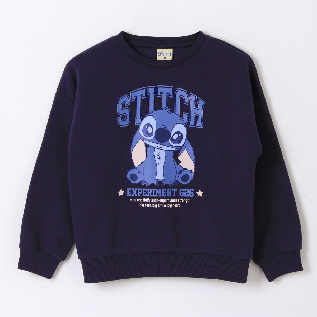 DISNEY - Polerón Cerrado Niña Experiment 626 Lilo Stitch Azul Disney