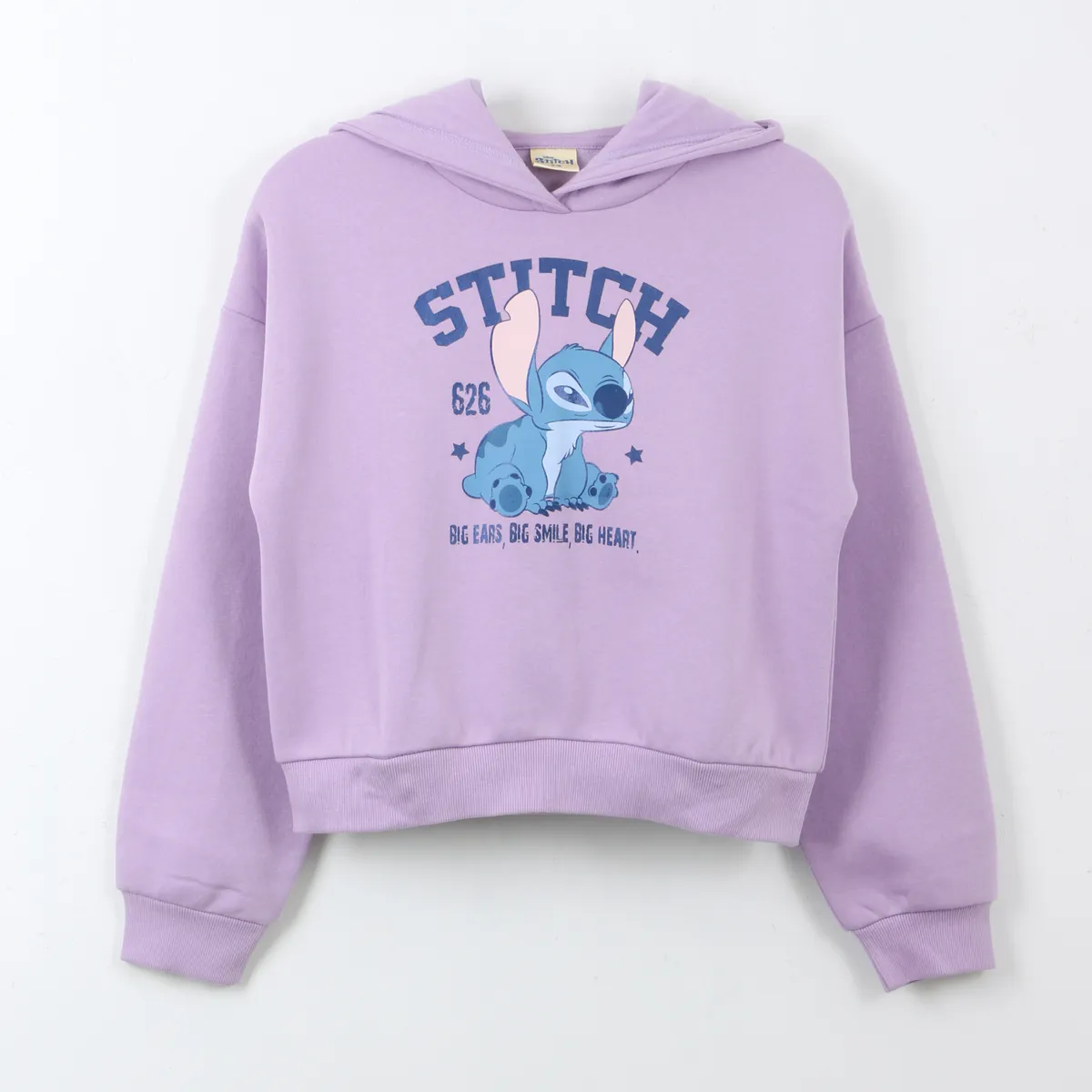 DISNEY - Polerón Niña Hoodie 626 Lilo & Stitch Rosado Disney