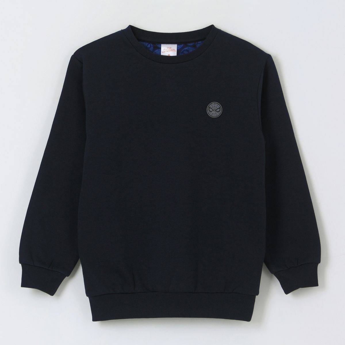 MARVEL - Polerón Escolar Cerrado Niño Spiderman Azul Marino Marvel