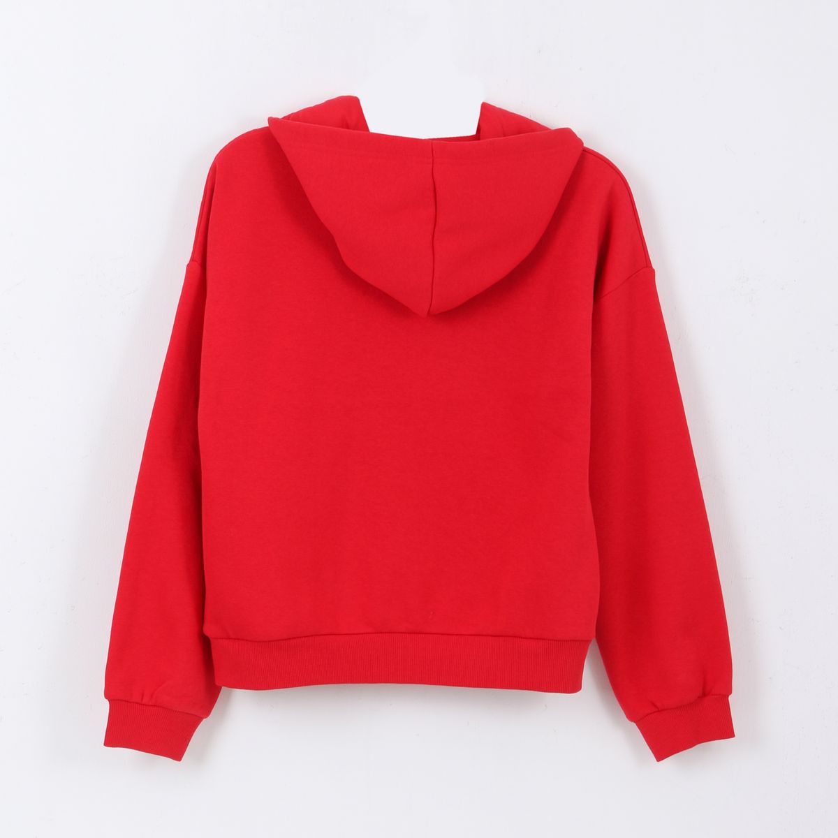 DISNEY - Polerón Niña Hoodie Orejas Minnie Mouse Rojo Disney