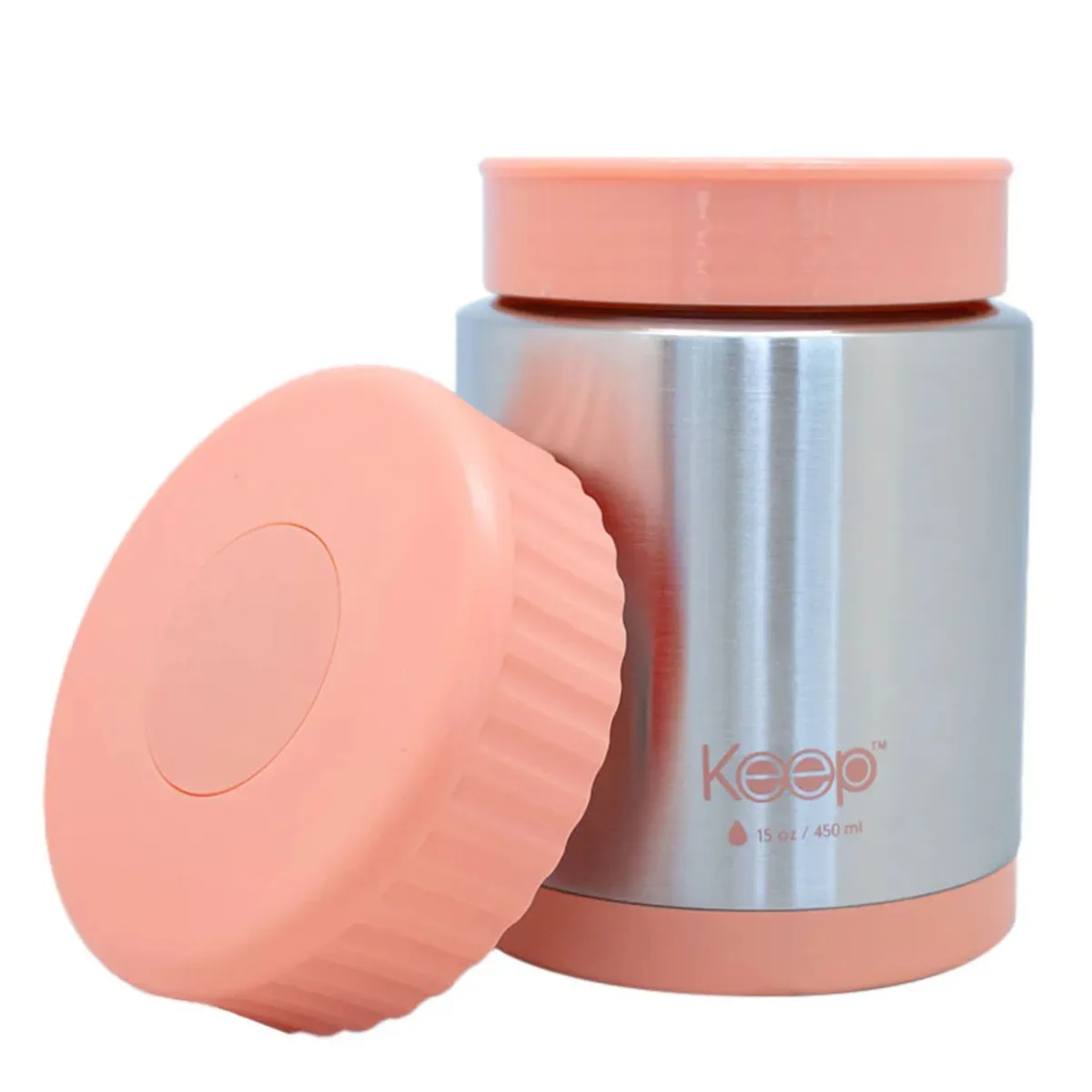 KEEP - Termo Comida Keep Acero Inoxidable 450 ml Coral - PS