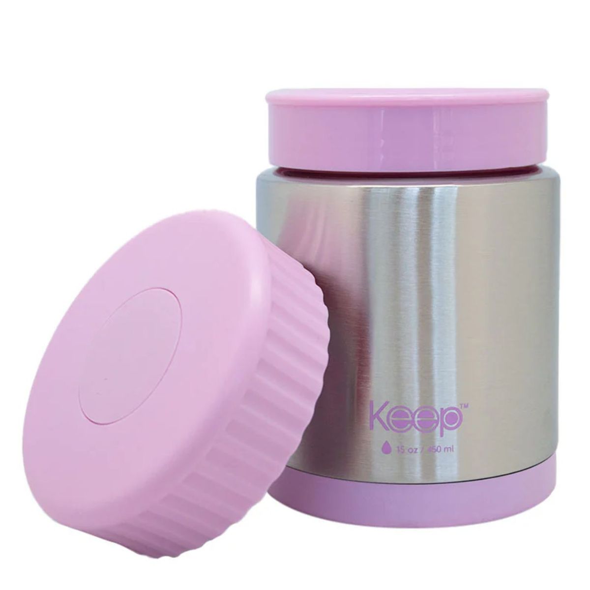 KEEP - Termo Comida Keep Acero Inoxidable 450 ml Rosado - PS