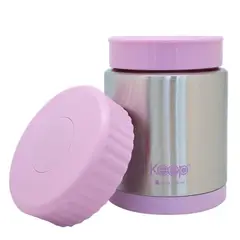KEEP - Termo Comida Acero Inoxidable 450 ml Rosado - PS