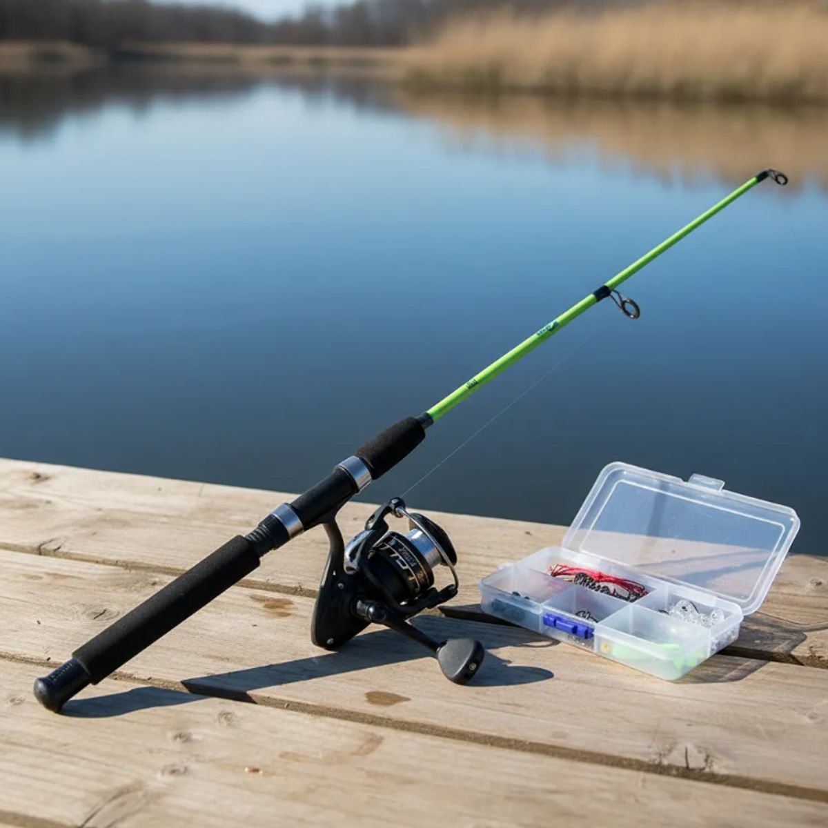 GENERICO - Kit De Pesca Caña Telescópica 12m + Carrete Y Accesorios