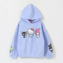 HELLO KITTY - Polerón Niña Hoodie Friends Morado