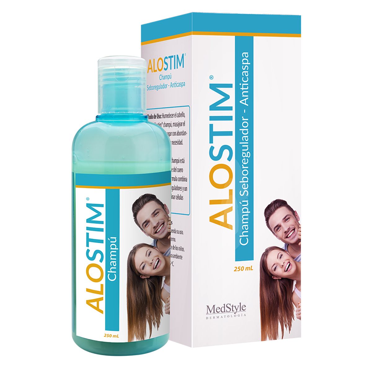 ALOSTIM - ALOSTIM CHAMPU 250 mL seborregulador - anticaspa