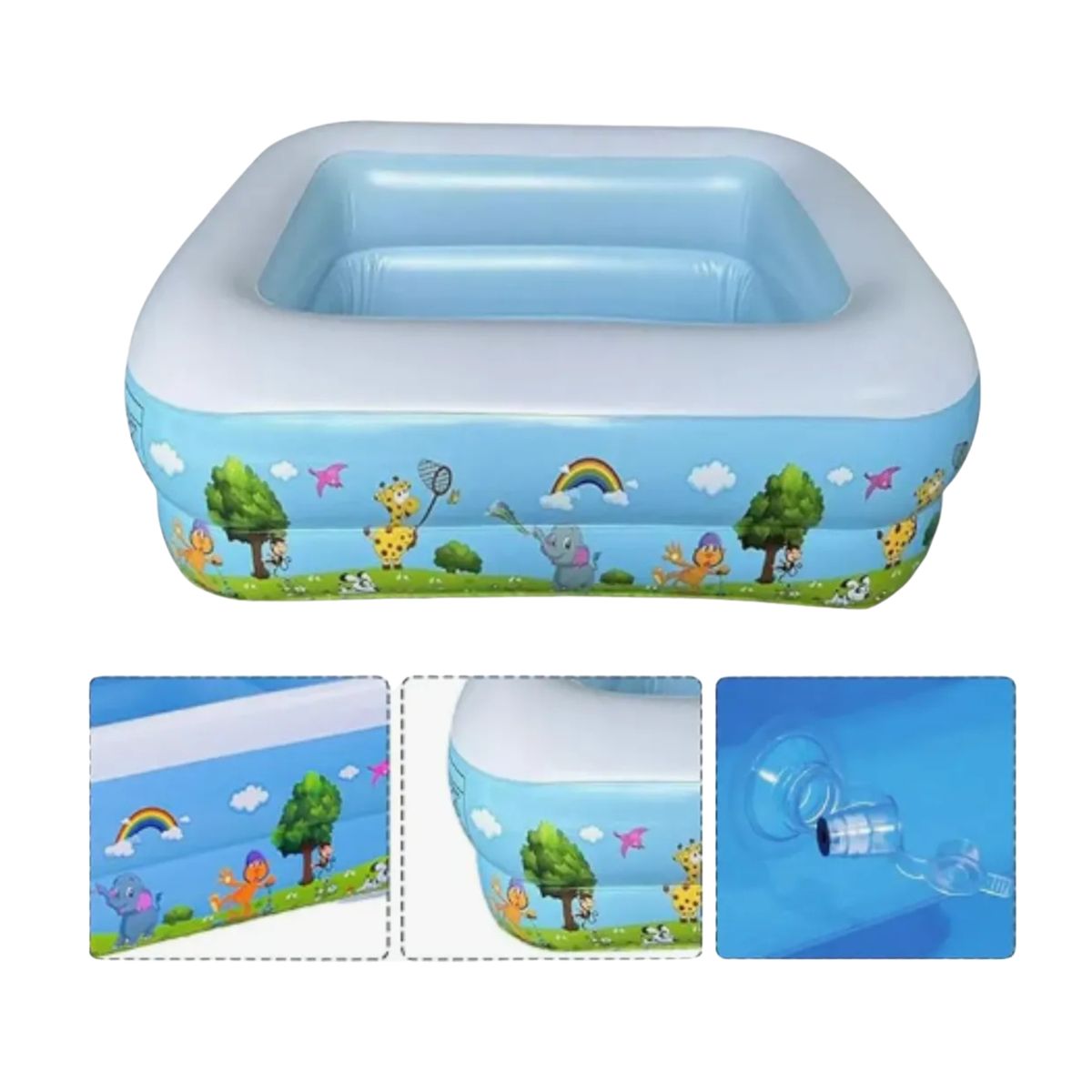 GENERICO - Piscina Mini Inflable Verano Niños 120 Cm.
