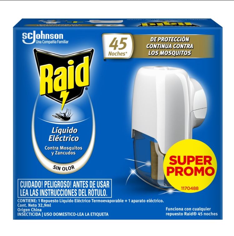 Insecticida Electrico Para 45 Noches Aparato