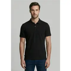 FEROUCH - Polera Básica Pique Black
