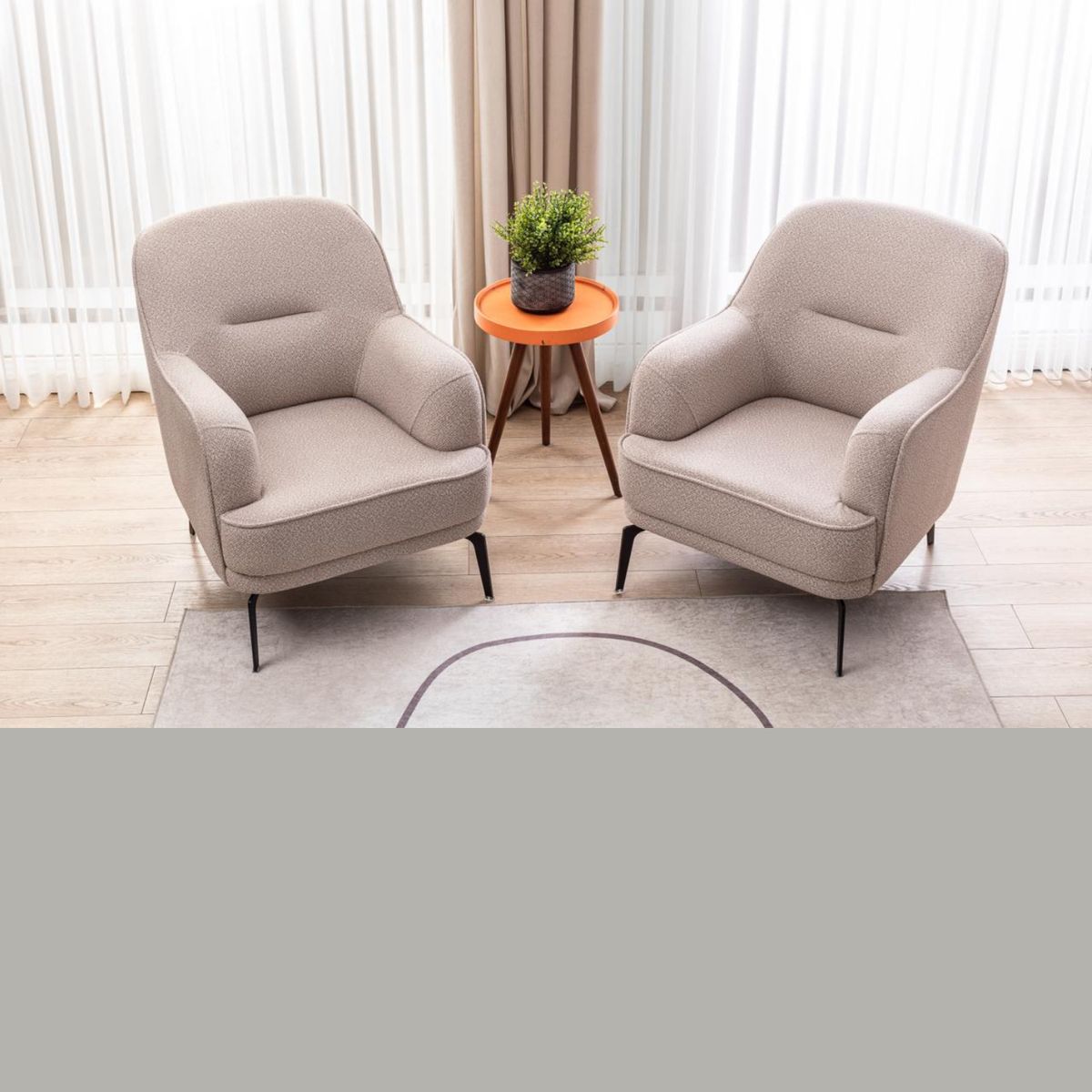 TERRA ESTILO - Sitial Capadocía Beige Individual