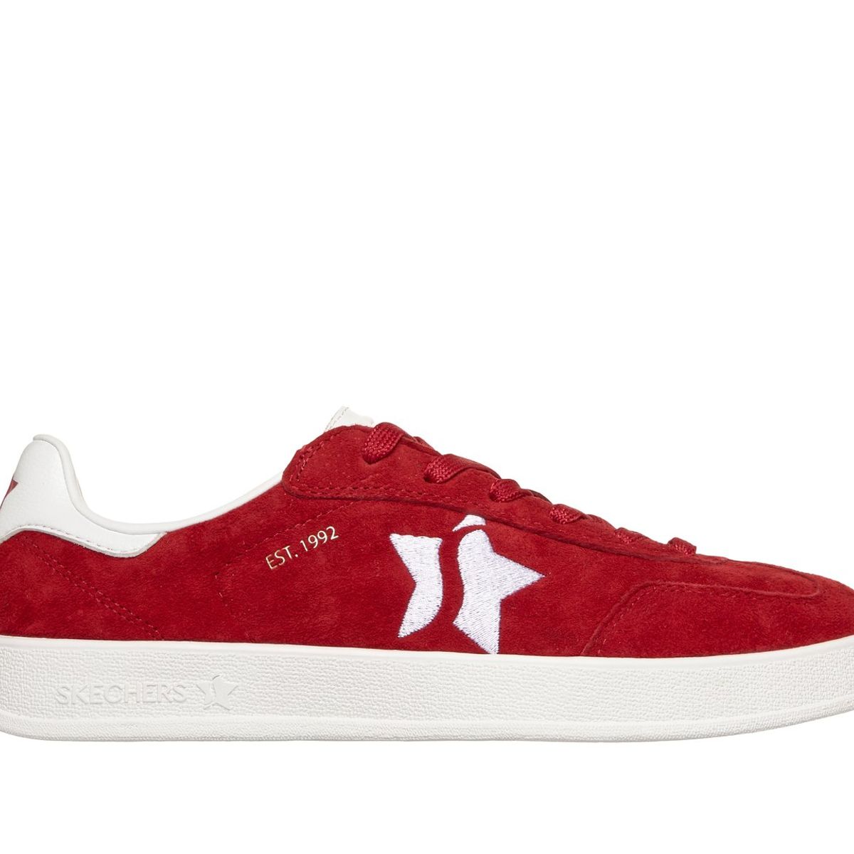SKECHERS - Zapatillas Mujer Academy Court Charm Rojo Skechers
