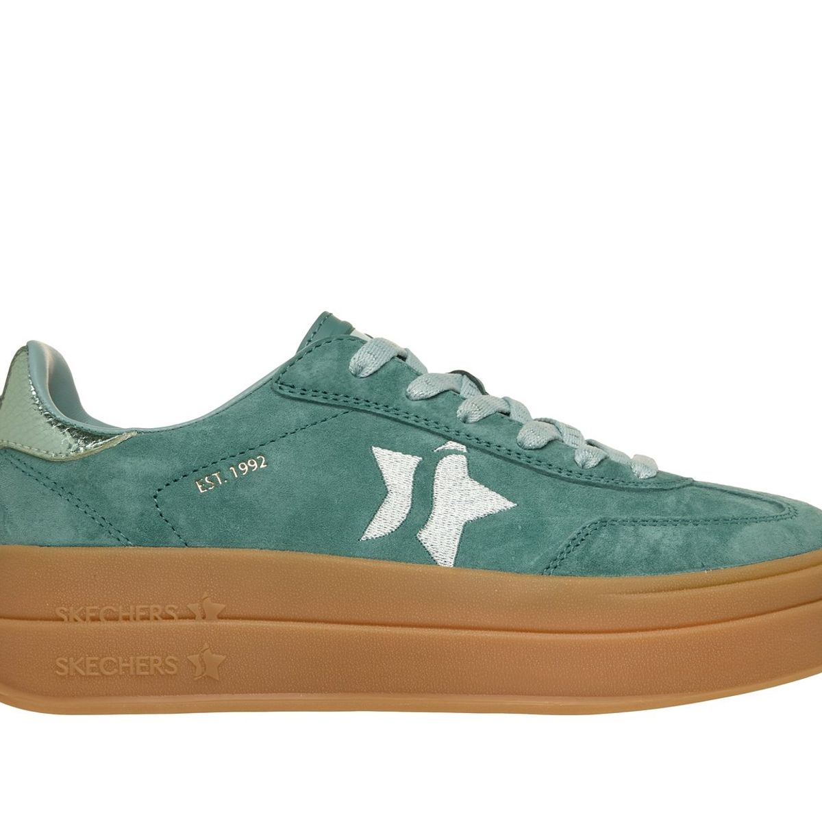 SKECHERS - Zapatillas Mujer Academy Hi Elevated Essence Verde Skechers