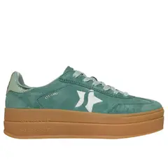 SKECHERS - Zapatillas Mujer Academy Hi Elevated Essence Verde