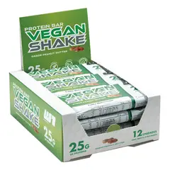 WINKLER NUTRITION - Pack 12 Barrita Vegana Vegan Shake Protein Bar 45 Grs
