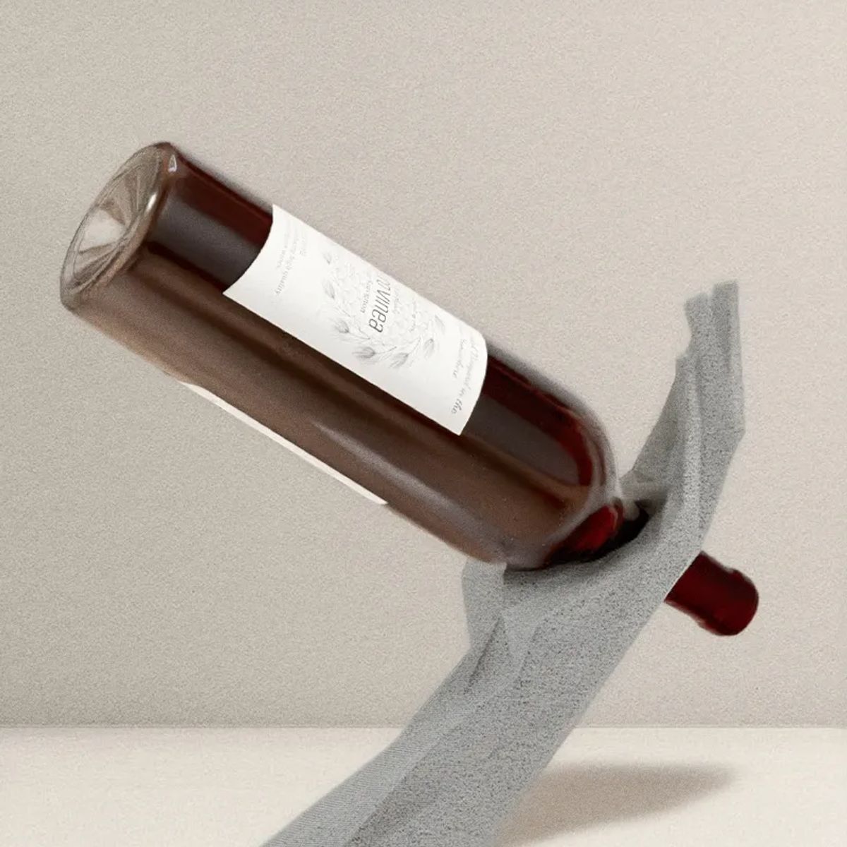GENERICO - Soporte Flotante para Botella de Vino