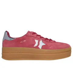 SKECHERS - Zapatillas Mujer Academy Hi Elevated Essence Rojo