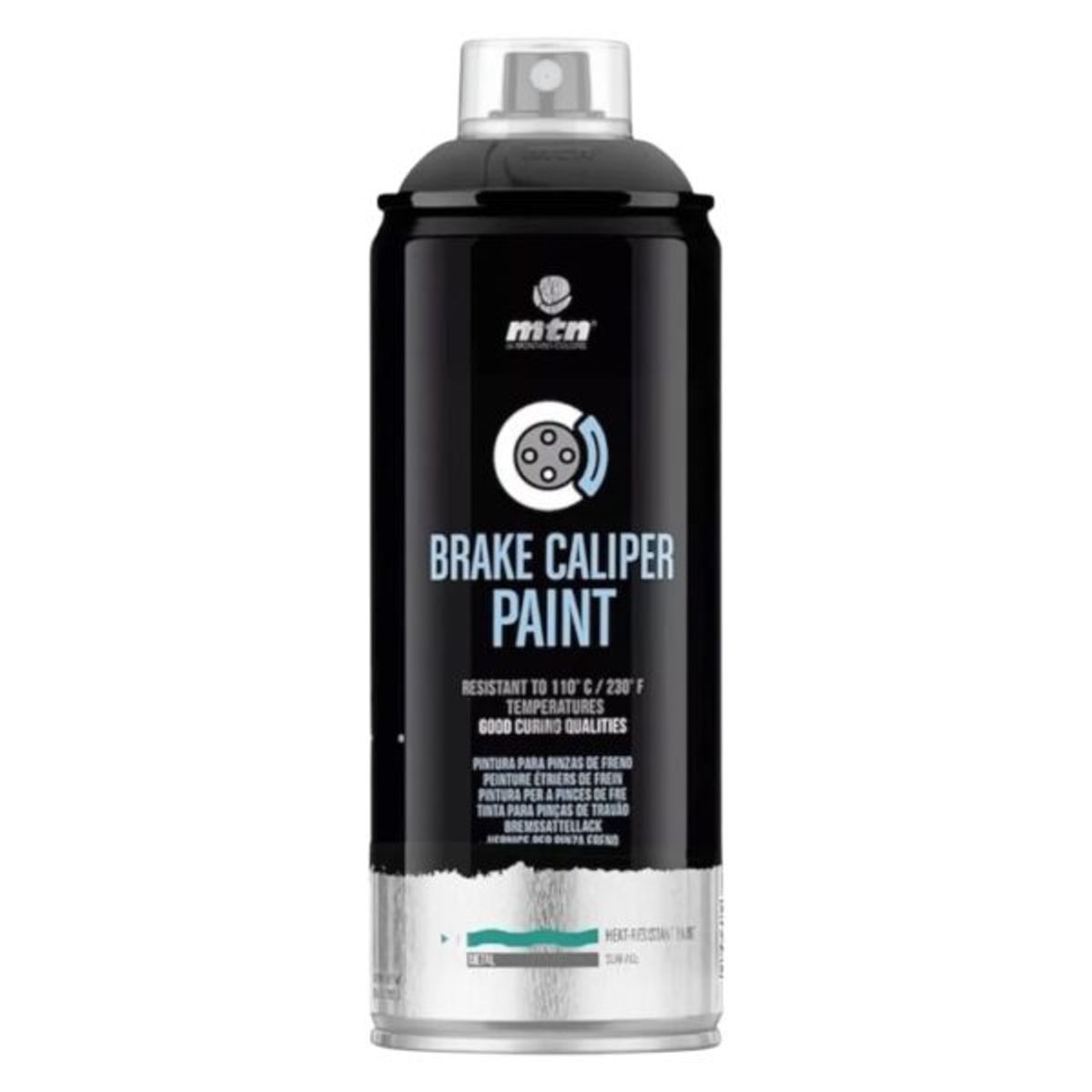 MONTANA COLORS - Spray Pintura Frenos Spray 400ml Satiando Negro