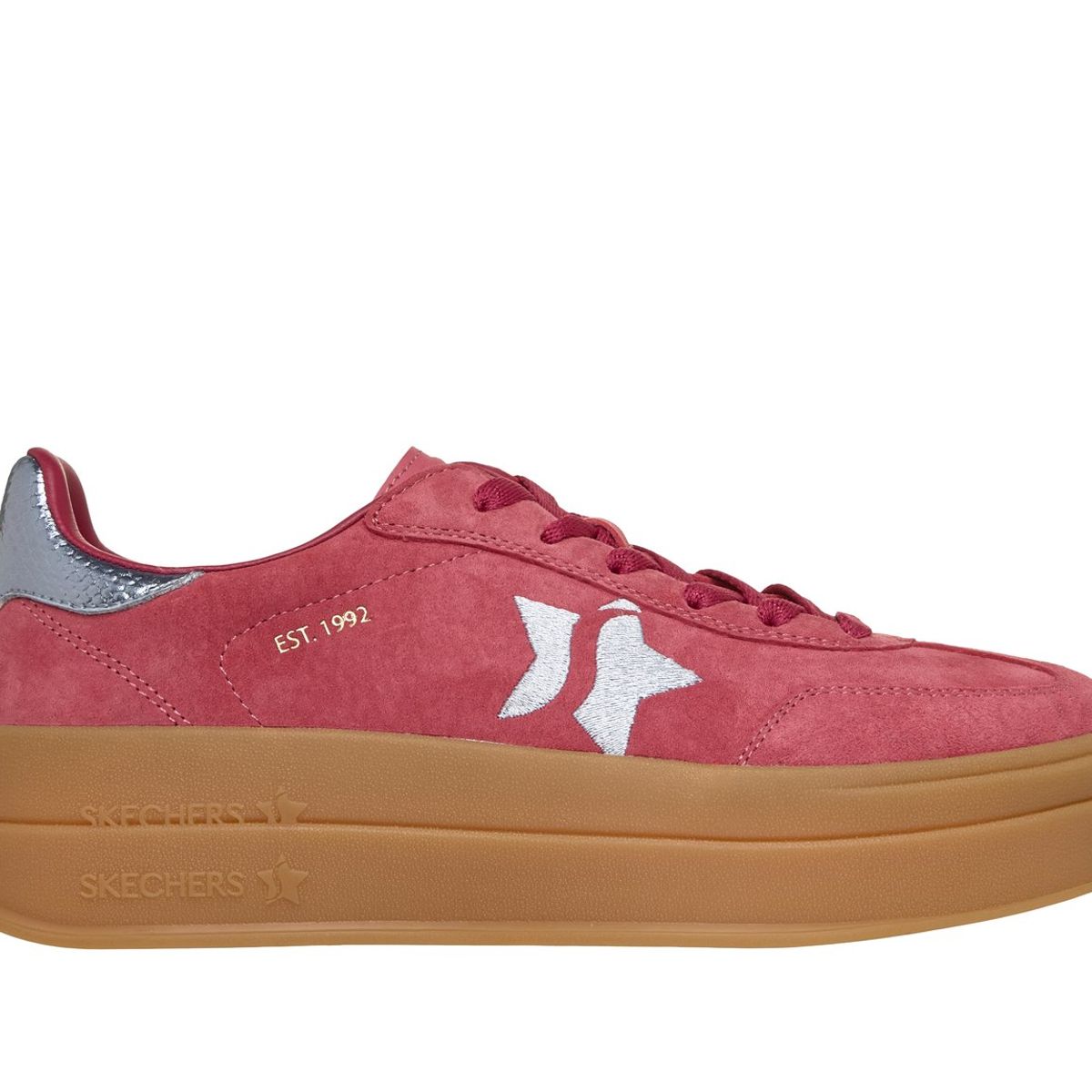 SKECHERS - Zapatillas Mujer Academy Hi Elevated Essence Rojo Skechers