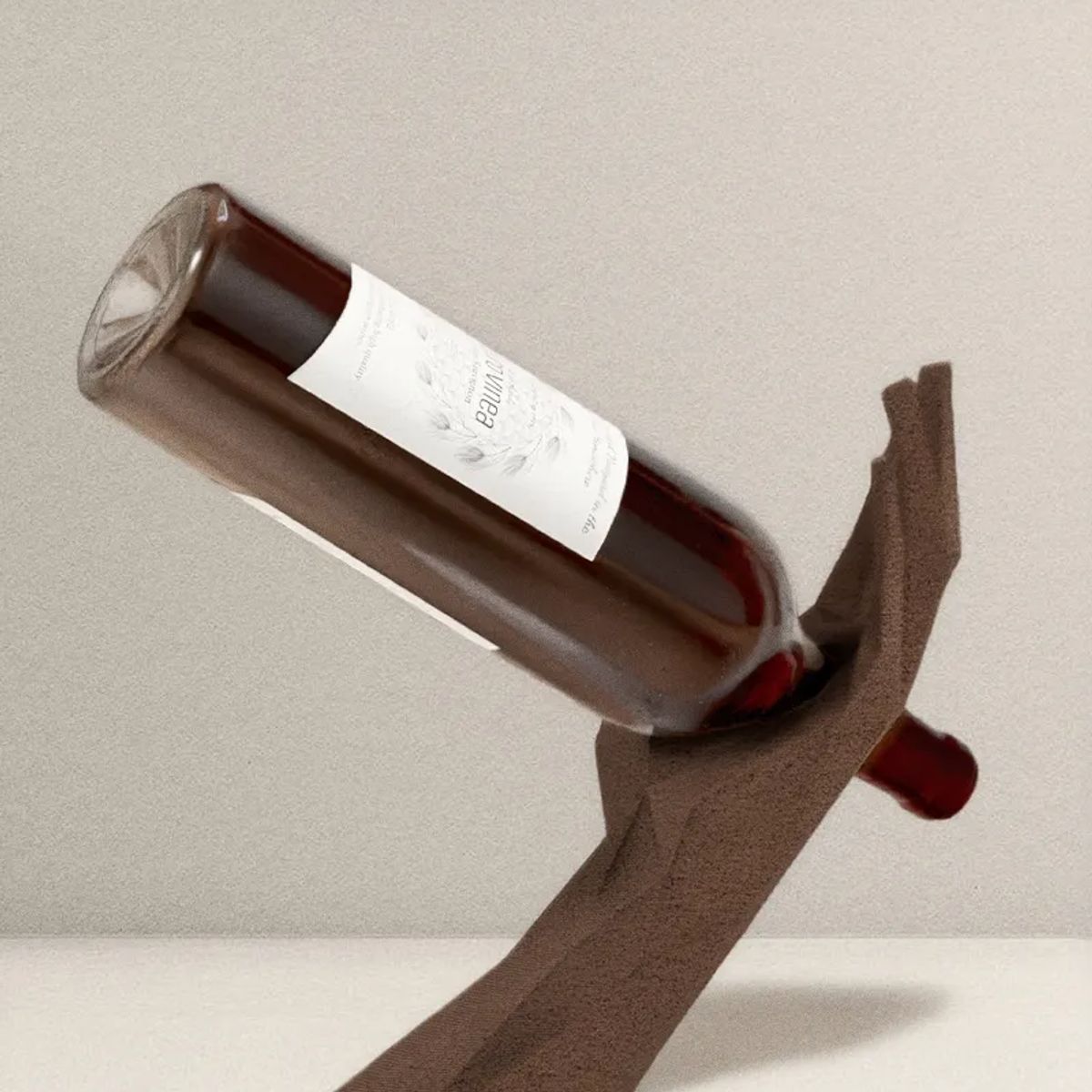 GENERICO - Soporte Flotante para Botella de Vino