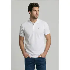 FEROUCH - Polera Básica Pique White