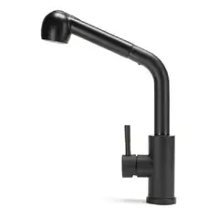 GENERICO - GRIFERIA EXTENSIBLE COCINA LAVA PLATOS NEGRO