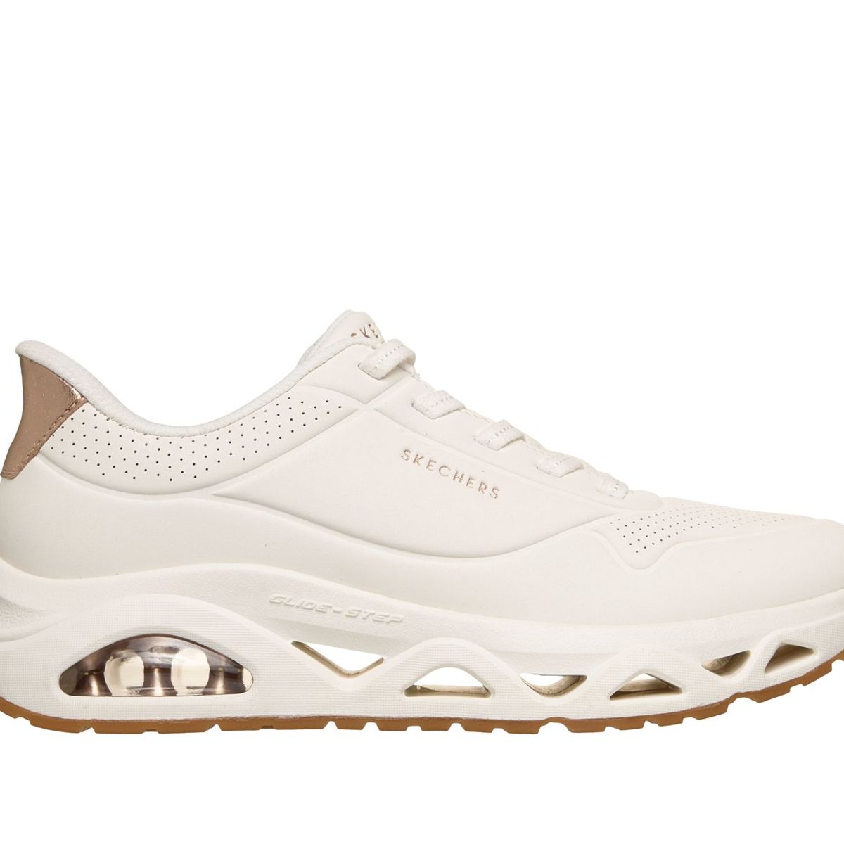 SKECHERS - Zapatillas Mujer Slip-ins Uno Glide-Step G Blanco Skechers