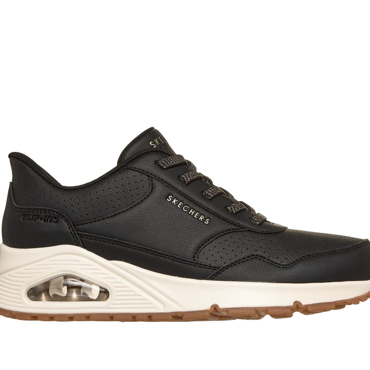 SKECHERS - Zapatillas Mujer Slip-ins Uno Banksia Luxe Negro Skechers