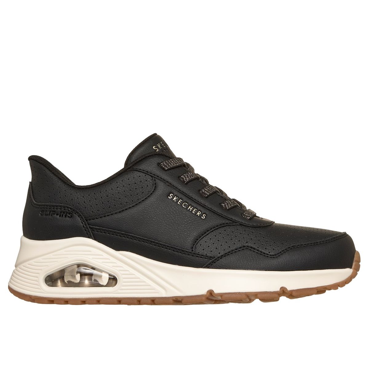 SKECHERS - Zapatillas Mujer Slip-ins Uno Banksia Luxe Negro Skechers