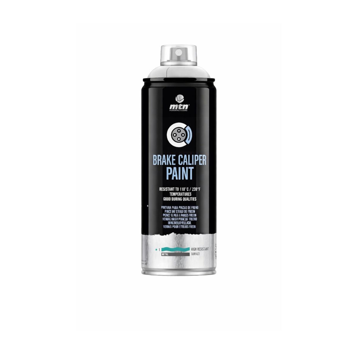 MONTANA COLORS - Spray Pintura Frenos Spray 400ml Brillante Plata