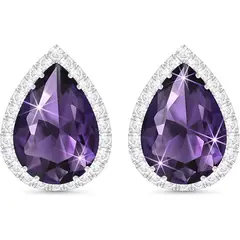 GENERICO - Aro Linawe Pendientes Aro Pequeños De Oro Plateado