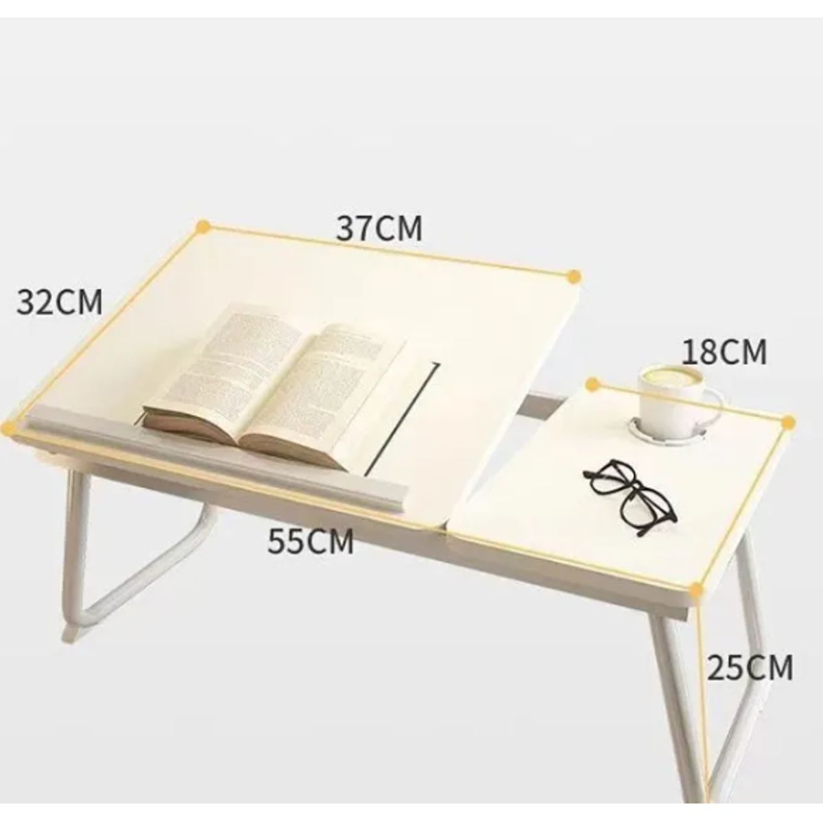 GENERICO - Mesa Plegable De Computadora Para Cama ARCE BLANCO