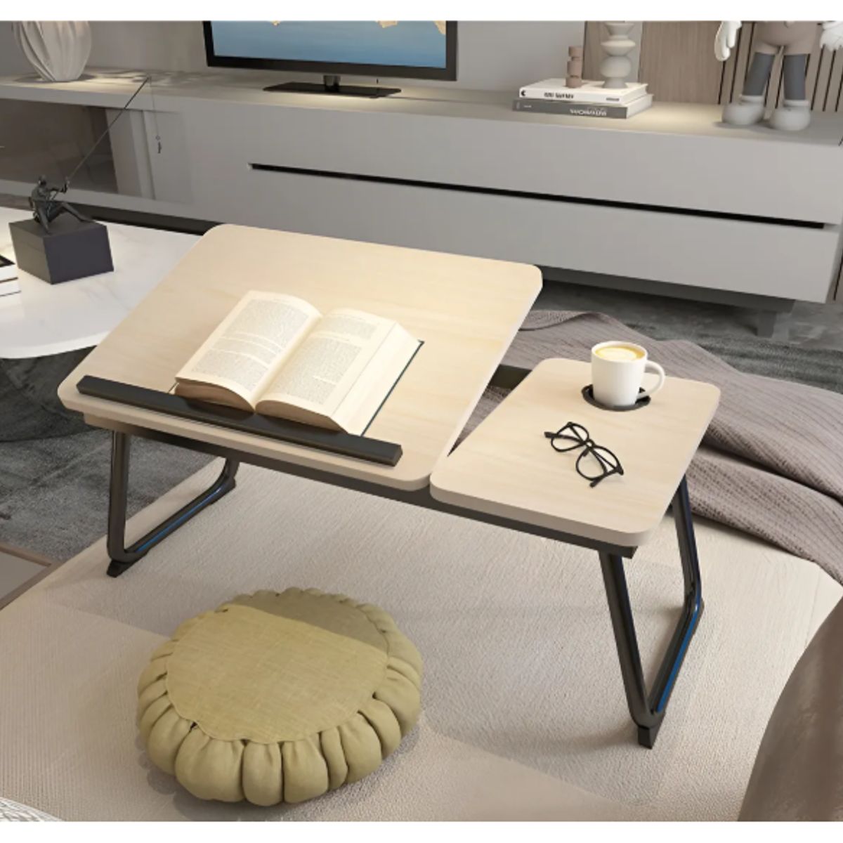 GENERICO - Mesa Plegable De Computadora Para Cama ARCE BLANCO