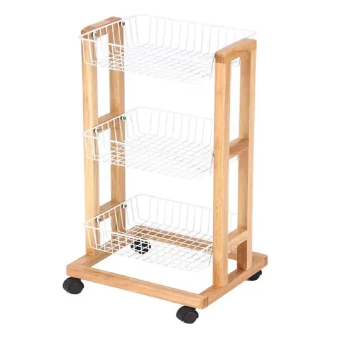 GENERICO - Carro Organizador Con Ruedas 5 Niveles 42x35x77.5 Cm